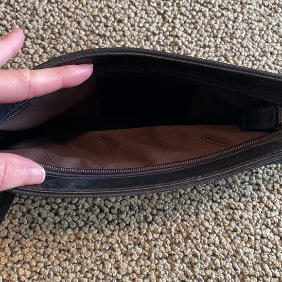 Coach Wristlet/Clutch Nylon & Leather Trim Bag in EUC - Picture 8 of 13